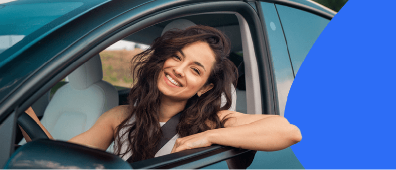 Persona en auto